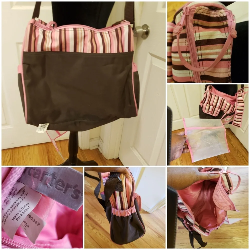 Carter's Large Crossbody Diaper Bag